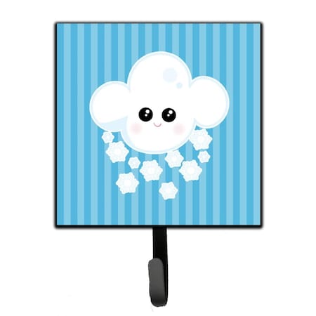 Carolines Treasures Weather Snowing Face Leash or Key Holder BB7158SH4